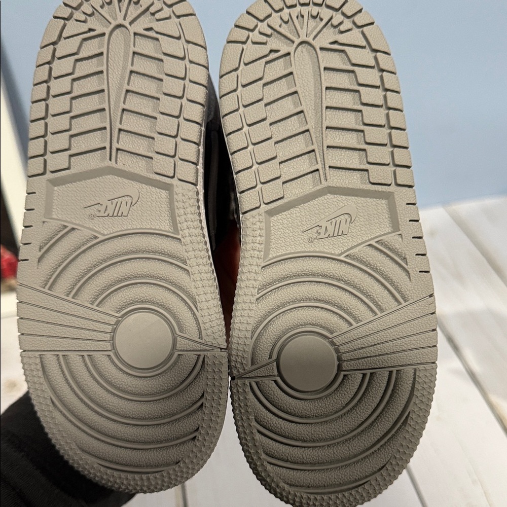 Nike Kids Black and Gray High-Top Sneakers - Picture 2 of 3